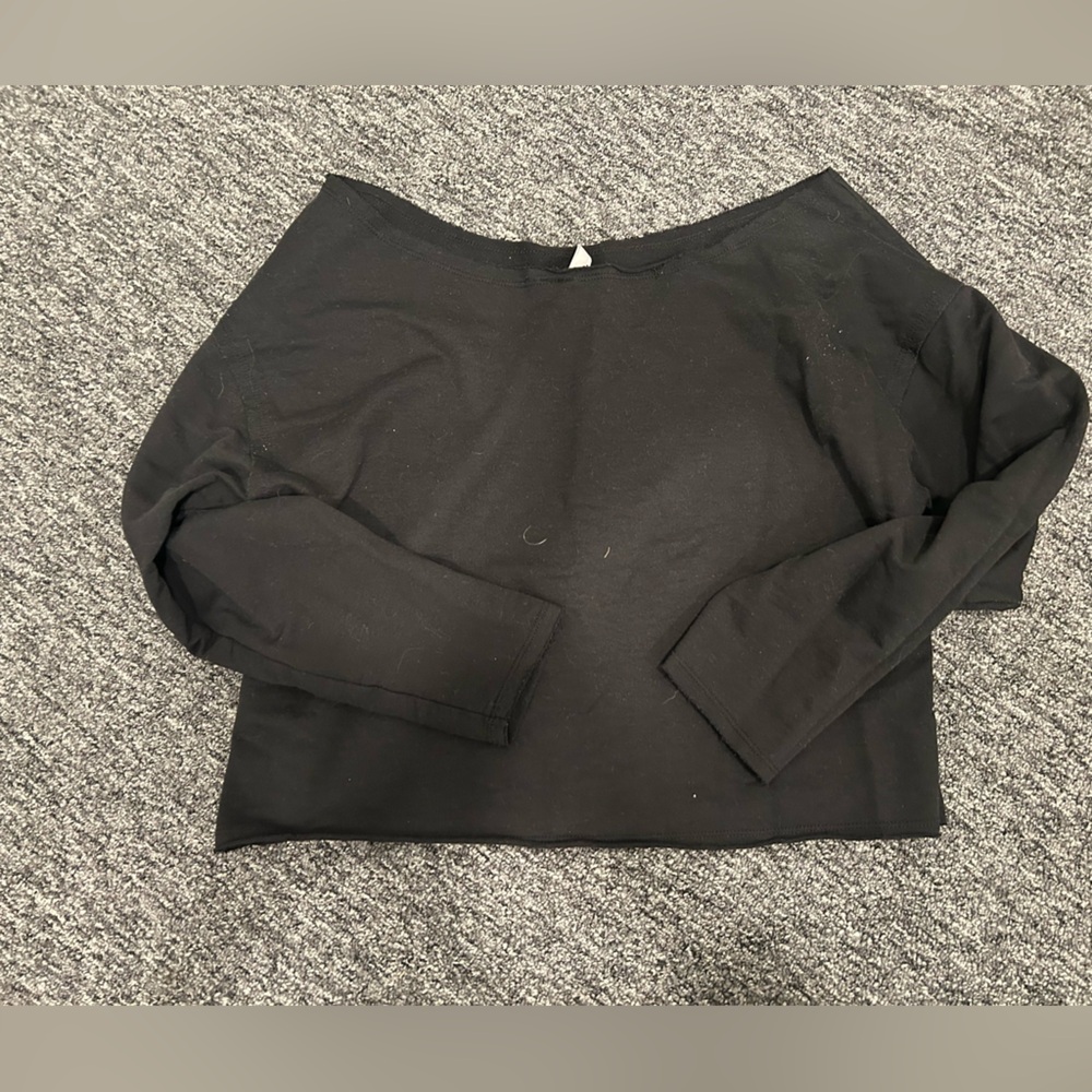 Black Off The Shoulder Sweater